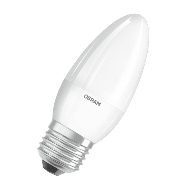 Лампа светодиодная 7,5W 3000К Е27 свеча LED VALUE CLB75 OSRAM